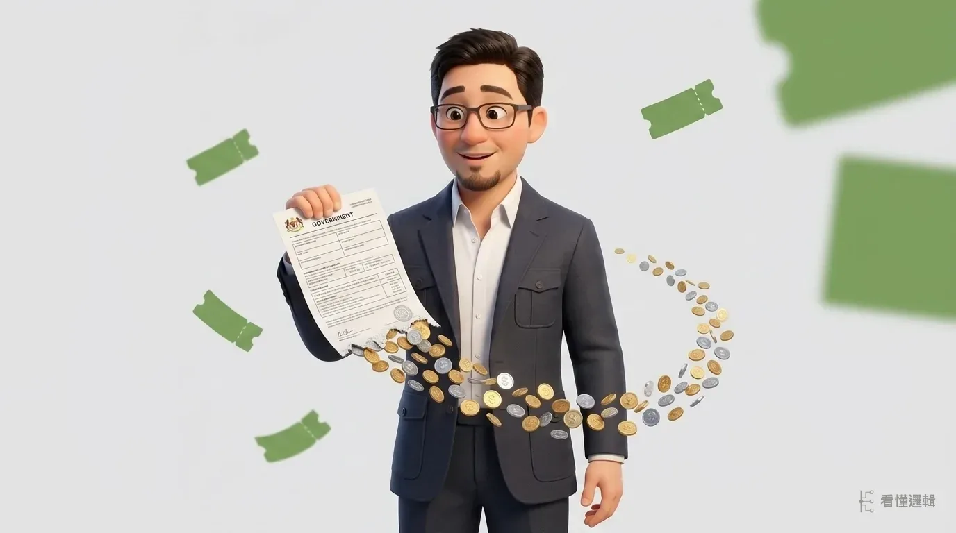 同一筆節能投資，帳單看是支出，換個角度是四張補助券疊在一起——差別只在你知不知道去領。