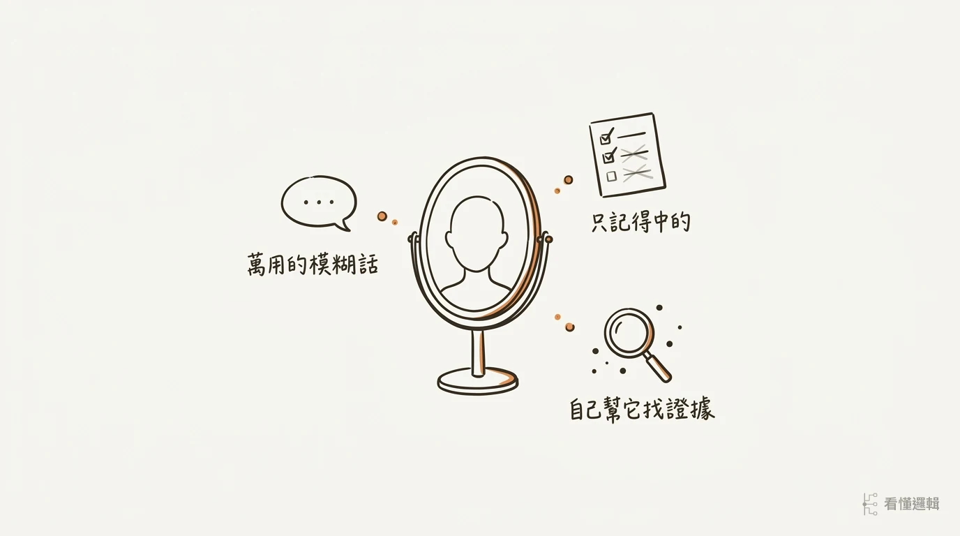 算命像照鏡子：模糊的話、只記得中的、自己幫它找證據